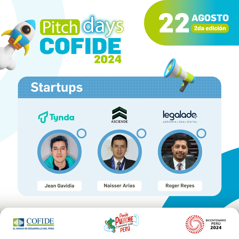 Pitch Days de COFIDE 2da edición