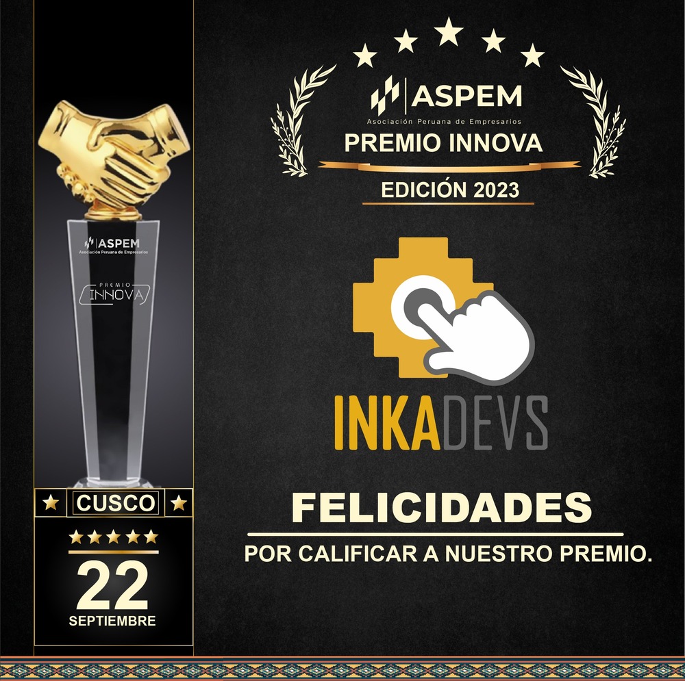 Premio innova 2023 aspem inka devs naisser arias